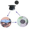 V TOWER Patio Table Umbrella Thicker Hole Ring Plug and Cap Set (Black)