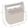 simplywire – Toothbrush Holder – Bathroom Organiser – Grey