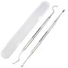 Professional Dental Tools, Langsum Stainless Steel Teeth Cleaning Tools for Dentist, Personal Using, Pets, Dental Hygiene Kit with Dental Scaler Pick, Tooth Tartar Scraper Remover and Storage Box