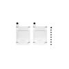 Fractal Design SSD Bracket Kit – Type B for Define 7 Series and Other Select Fractal Design Cases - White (2-pack)
