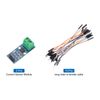 sourcing map 2pcs ACS712 Current Sensor Module 5A Range Hall Effect Current Sensor Current Measuring AC/DC with Cable for Detecting Current