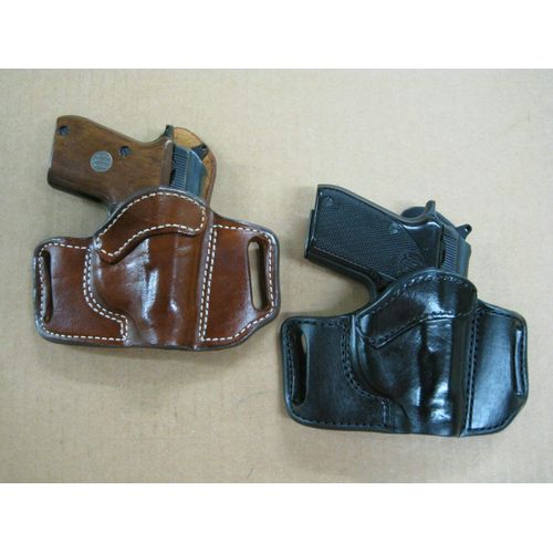 Azula Leather 2 Slot Molded Pancake Belt Holster for Sig Sauer P938 938 9mm OWB CCW BLACK RH