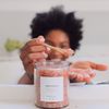 Lifetherapy Grounded Mood Melting Salt Soak | Pink Himalayan and Sea Salt with Moisturizing Sunflower Oil, 16 OZ