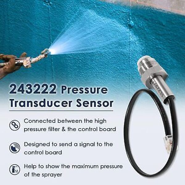 243222 Airless Sprayer Pressure Transducer for Graco 190ES 390 395 495 1095 7900