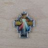 Eurofusioni Silver Plated Merciful Jesus Crucifix Pendant