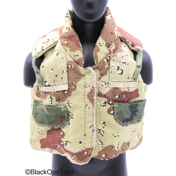 1/6 Scale Toy Chocolate Chip Camo Body Armor Vest