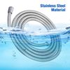 Chrome 10FT Long Shower Hose For Head Handheld Spray High Pressure Adjustable