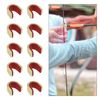 Be In Your Mind 30PCS Archery String Nocking Points Brass Bow String Nocks Buckle Clips for Compound and Recurve Bow String Accessories