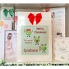 Personalised Christmas Brussel Sprout Gift Bag