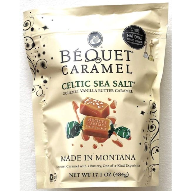 Bequet Caramel Celtic Sea Salt 17.1 oz Bag