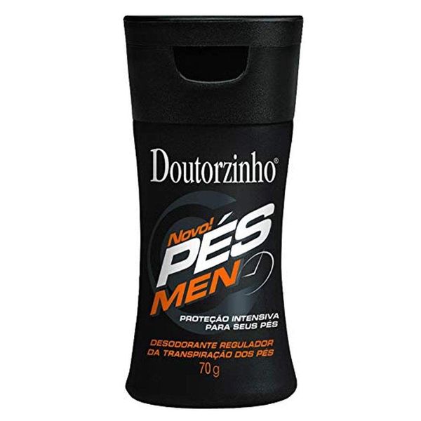 Doutorzinho Men's Foot Cream Foot Deodorant Antiperspirant Cream 70g Pés Men Desodorante