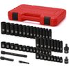 Mayouko 48PCS Socket and Extension Bar Set Cr V Steel High Torque Durable Tools