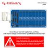 AZDelivery 16 Channel Relay Module DC 12V with Optocoupler Low Level Trigger Relay Module Board compatible with Arduino Including E-Book!