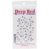 Deep Red Stamps Water Droplets Background Rubber Stamp (3x505119)