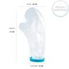 Bramble - Transparent Waterproof Silicone Arm Cast Protector for Bath & Shower