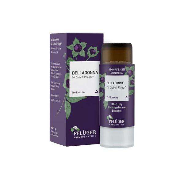 BELLADONNA D 6 Globules Pflüger Dosing Dispenser 10 g