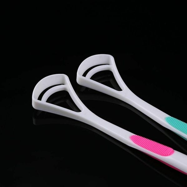 Pack of 2 Tongue Scraper, Soft & Gentle Head Tongue Cleaner for Adults Oral Cleaning Care. Oral Hygiene, Keeps Breath Fresh