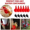 8PCS Chicken Automatic Watering Cups Drinker Waterer for Duck Quail Hen Poultry