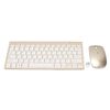 2.4G Wireless Keyboard Mouse Set, UV Coated Keycaps, Ergonomic Design, for Desktop Computers, Mobile Devices, Tablet Computers, (Gold)