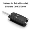 2 Buttons Car Key Fob Case Replacement for Buick Chevrolet