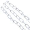 ENN LLC Link Chain Plastic Chain Parking Lot Lock Chain 10m (White)