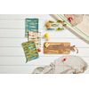 Mud Pie Cream Fish Patterned Towel; 26" x 16 1/2"