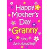 Mothers Day Card (Granny, Cerise)