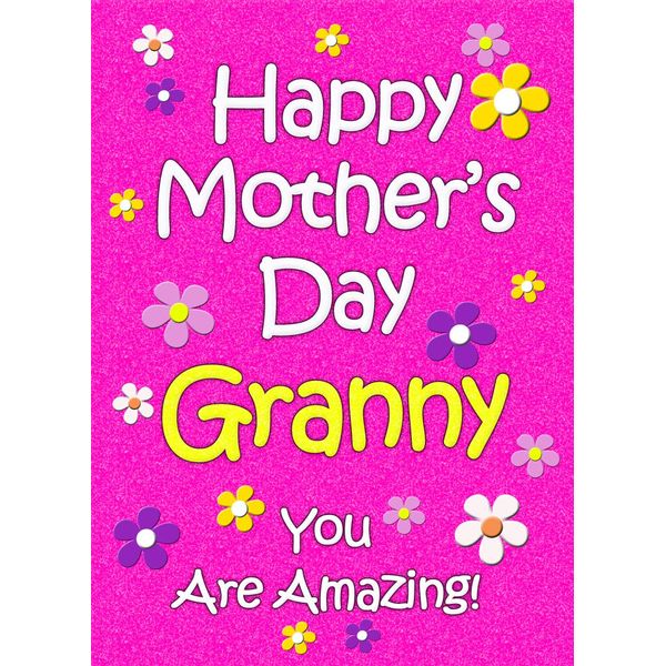 Mothers Day Card (Granny, Cerise)