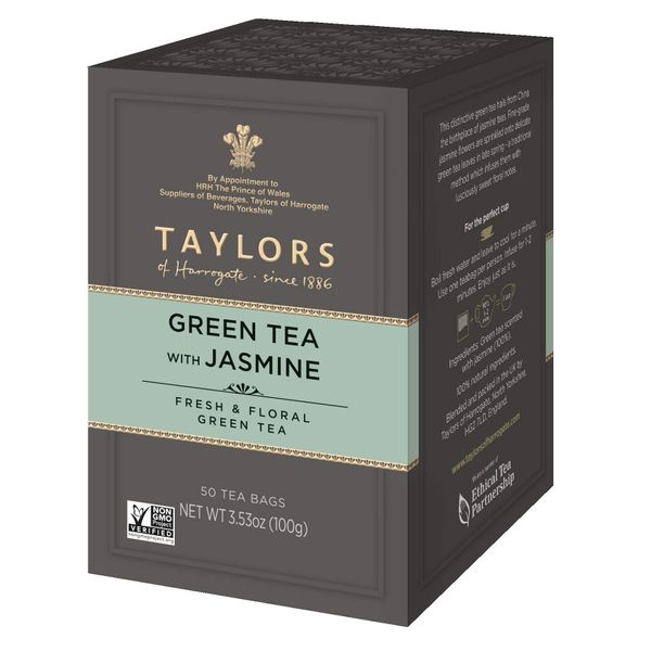 Taylors of Harrogate Green Tea with Jasmine, 50 Teabags