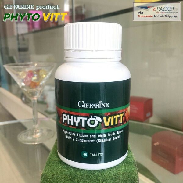 PHYTO VITT Vegetables Extract & Multi Fruits Tablet Dietary Supplement GIFFARINE