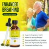 Mullein Drops for Lungs Cleanse - Organic Mullein Leaf Extract w/ Turmeric (2oz)