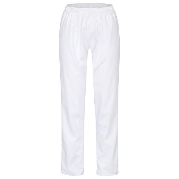DESERMO Nurse's Trousers | Slip-On Trousers with Elastic Waistband & Drawstring | Hygienic Care Trousers Washable at 90 Degrees | Medi Trousers with Optimised Fabric Weight (195 g/m²) for Higher