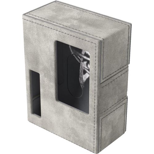 Gamegenic Arkham Horror Investigator Deck Tome - Premium Deck Box for Arkham Horror: The Card Game, Holds a Full Investigator Deck, Neutral - Gray Color, Made