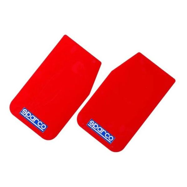 SPC 03791RS Mudflaps, Red, Set of 2