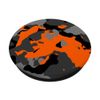 Orange Camouflage PopSockets Swappable PopGrip
