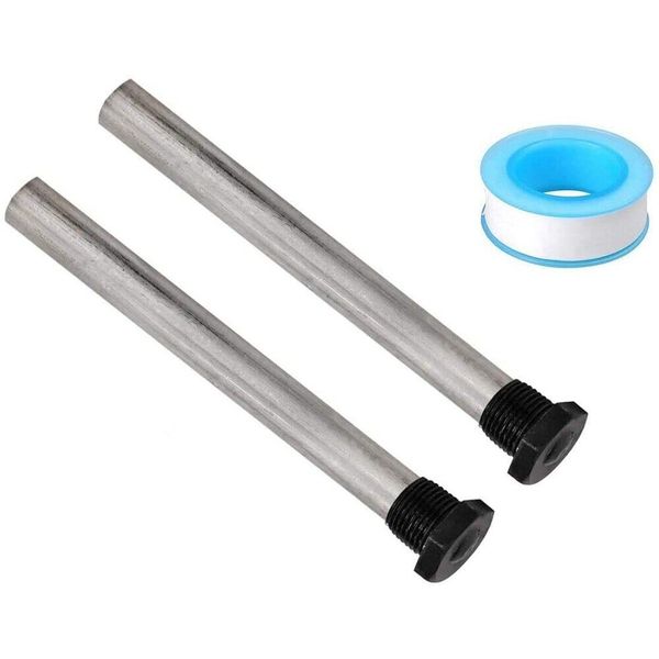 2-Pack 1/2" NPT RV Anode Rod Magnesium Anode Rod Water Heater Anode Rod