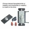 BN-LINK Heavy Duty 60-Minute In-Wall Spring Loaded Countdown Timer, Mechanical