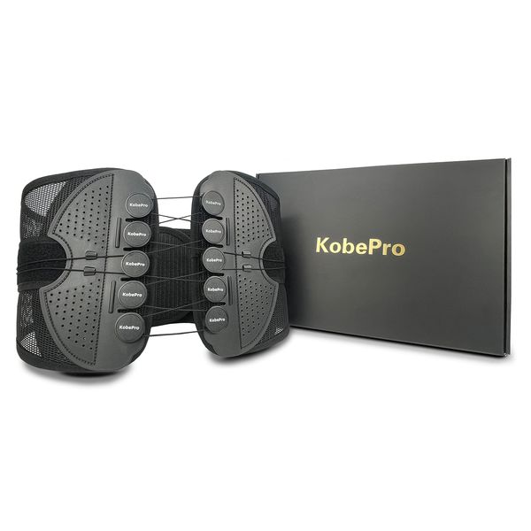 KobePro Belt, Waist Supporter, Genuine Product, (Recommended by Manipulative Masters), Waist Corset, Strong Fixing Support, Waist Belt, Mesh Ventilation, Labor-saving Pulley, Self-Helping, Compression