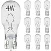 10 Pack T5 12 Volt 4 Watt Low Voltage Base Garden Landscape Bulb Wedge Base