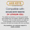 Uncut Flip Key High Security Insert Replacement for Ford HU101 Blade (10 Pack)