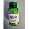 Nature's Bounty Biotin 5,000 mcg 60 Quick Dissolve Tablets 