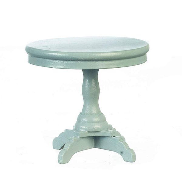 Melody Jane Dolls Houses Classics by Handley Dollhouse Miniature Round Gray End Table