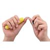 Okabe Yo Tableware Manufacturing FLEX FM-01Y Flex Metal Spoon with Grip, Small, Yellow