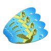 Sea Turtle - Ocean Cute Double-Sided Oval Nail File Emery Board Set 4 Pack