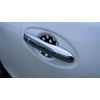 Black and White Polka Dots Car Auto Door Handle Trim Molding Scratch Protector 2 Door Pack
