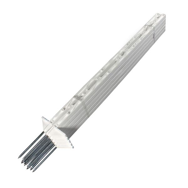 Fenceman Poly Post, White, 35in