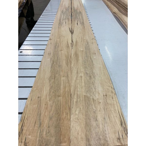 Spalted Maple Wood Veneer 2 sheets 112'' x 4 1/2'' 518H