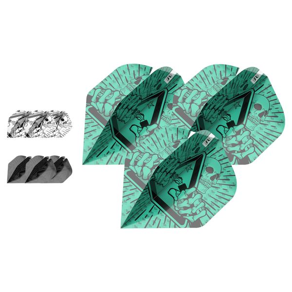 Target Rob Cross Ink Design No.2 Dartflüge - 3er-Pack (9 Stück insgesamt)