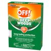 OFF! Deep Woods Insect Repellent Towelettes, Long Lasting Protection from Mosquitoes, Unscented, 12 Count (Pack of 3)