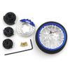 Yeah Racing YA-0626DB Aluminum Transmitter Steering Wheel Set Blue Type B